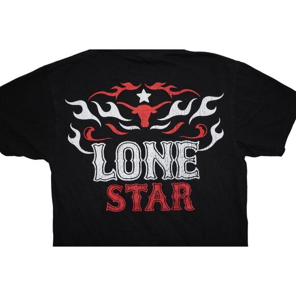 Lone Star Black Flame Graphic Tee (L) - Picture 6 of 6
